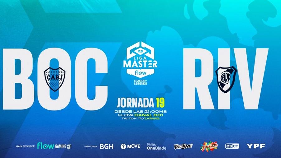 Liga Master Flow 2021: Boca Juniors Gaming vs River Plate Gaming